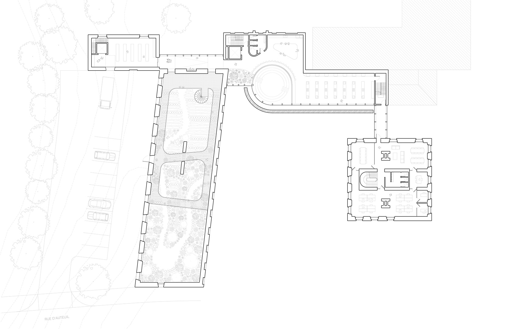 Casernes Saint-Louis, Vieux-Québec, Plan niveau 2