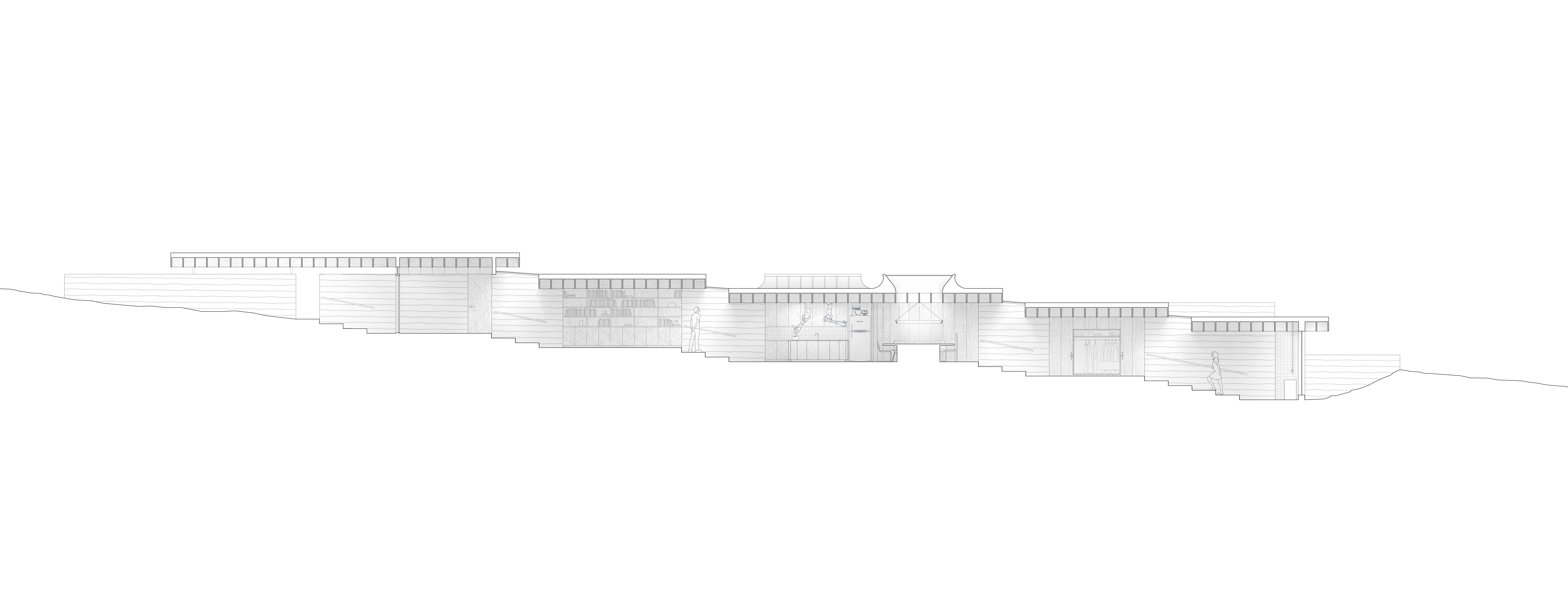 Coupe de la salle à manger de la House of Anthology